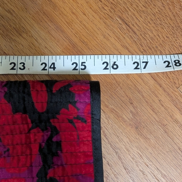 Catherines 3X Quilted Floral Jacket 🌺 Bold Red & Magenta Statement Coat 26/28W - Picture 8 of 11